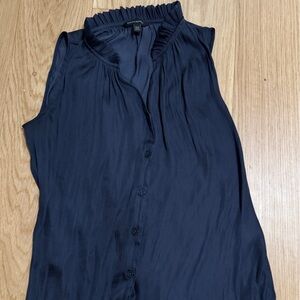 Banana Republic Black Ruched Top